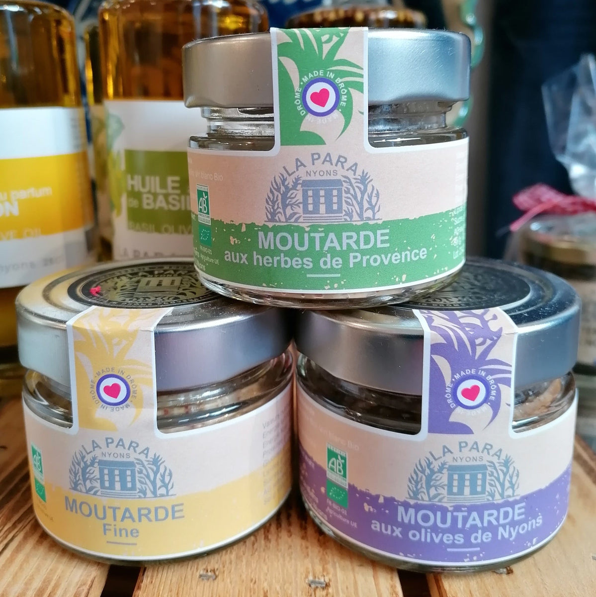 Traditional Fine Mustard Certified organic Made in Provence